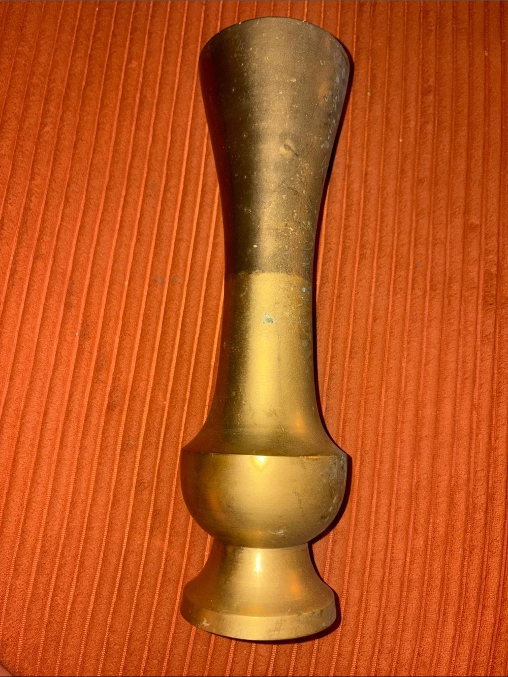 Vintage brass vase
